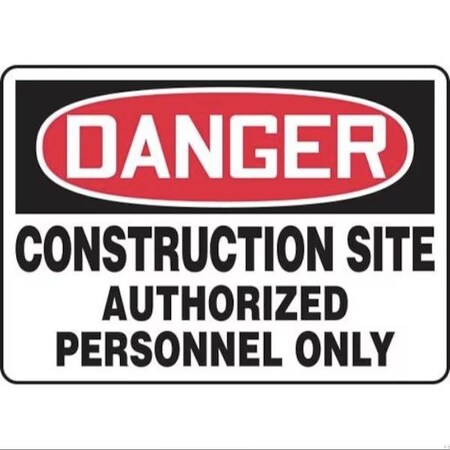 Accuform OSHA DANGER SAFETY SIGN CONSTRUCTIO MADM046VS MADM046VS